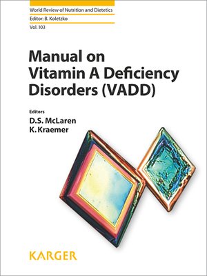 cover image of Manual on Vitamin a Deficiency Disorders (VADD)